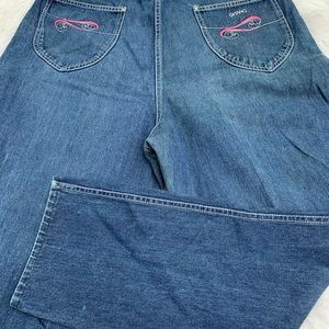 Gitano Vinatge Blue Jeans 1970 Size 16 Waist 36 38